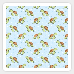 Sea Turtle Cute Animal Pattern Sticker